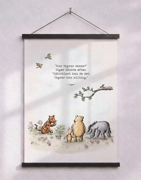 Tiger kan allt-affisch - Nalle Puh