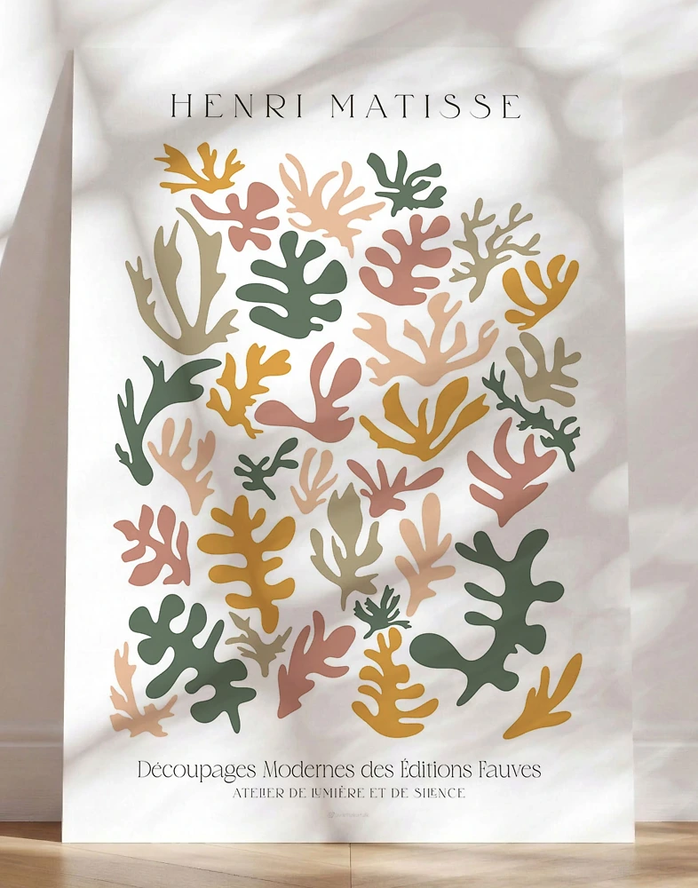 Matisse-inspirerad affisch - Decoupages modernes des editions fauves