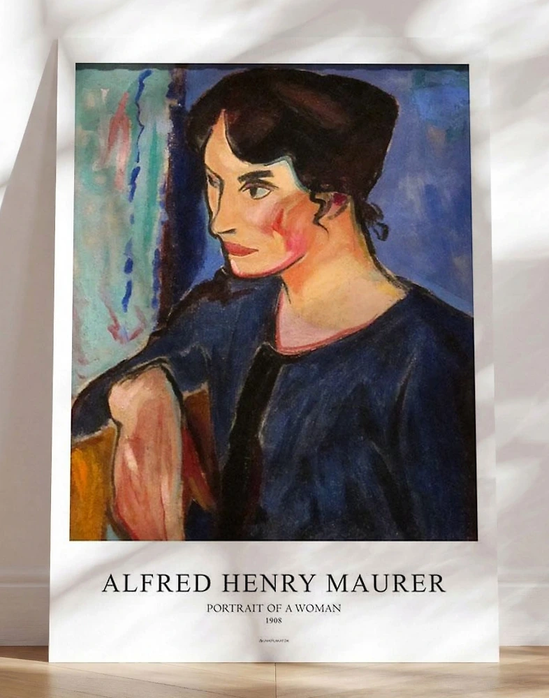 Allfred Henry Maurer - Porträtt av en kvinna
