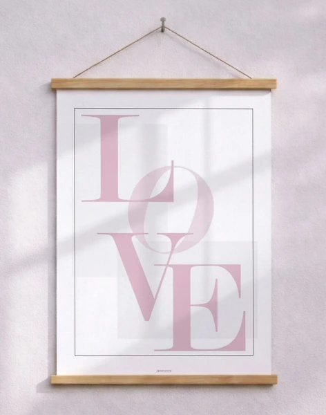 Enkel LOVE affisch