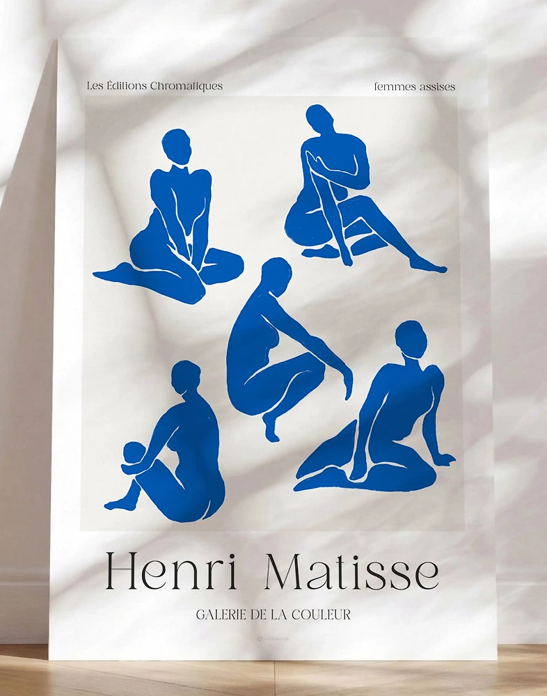 Matisse plakat blå - Sittande kvinnor