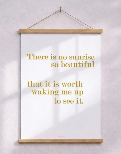 Citataffisch - No sunrise