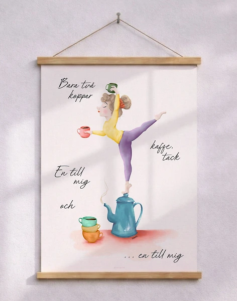 Kaffeposter – Bara två koppar kaffe