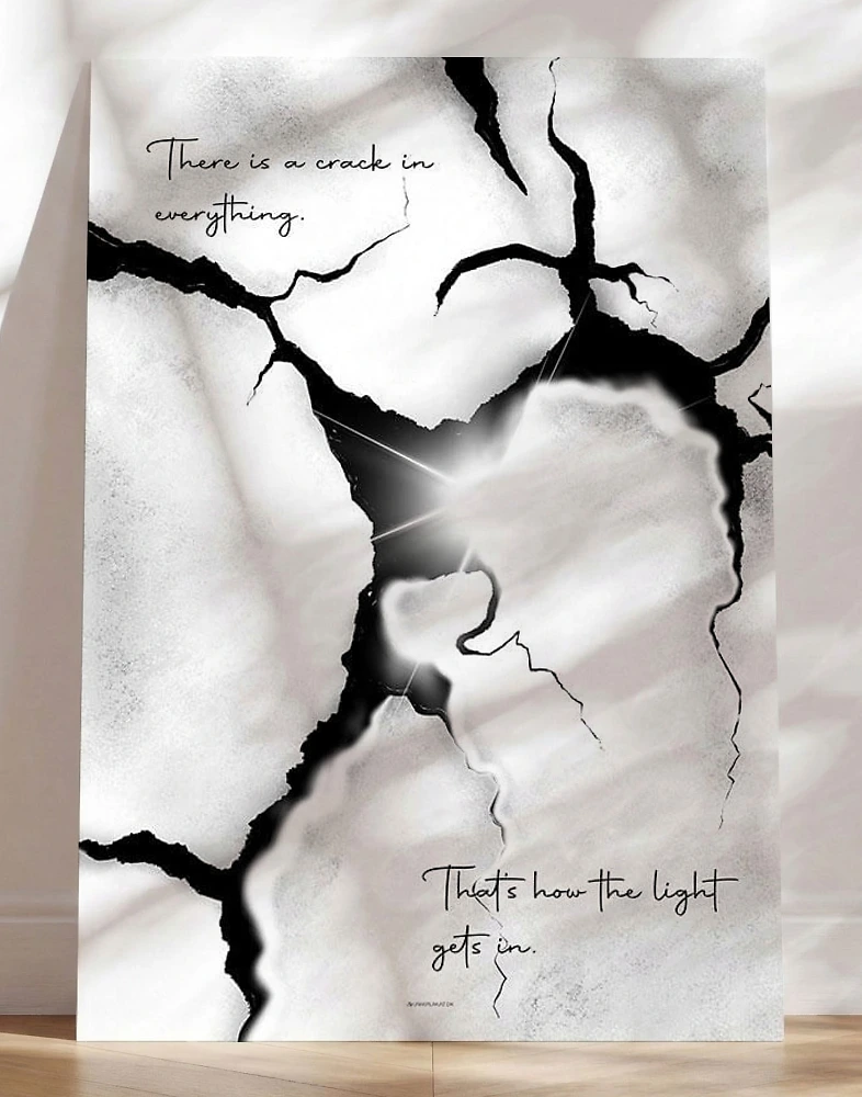 Crack in Everything - poster med inspirerande citat