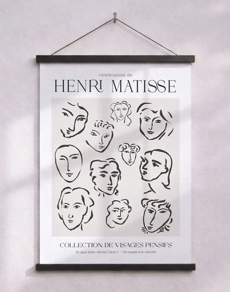 Inspired by Matisse - Female faces