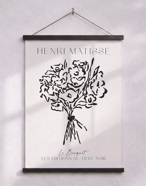 Matisse-inspirerad affisch - Le Bouquet
