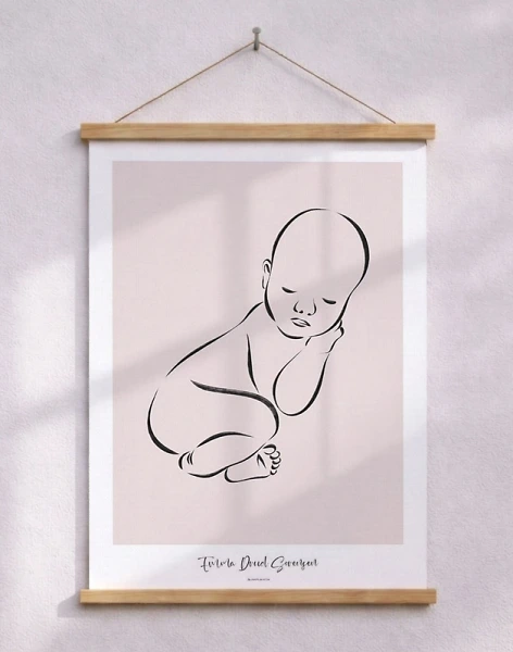 Födelseposter skala 1:1 - nr 2