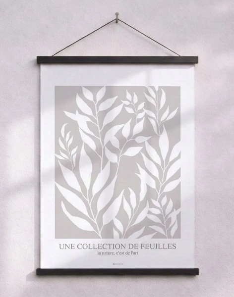 Konstposter - Collection de feuilles