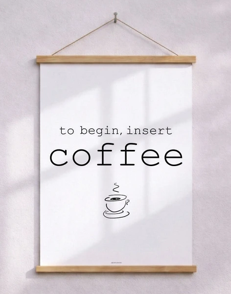 Insert coffee affisch