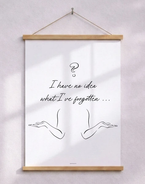 I have no idea - Citataffisch