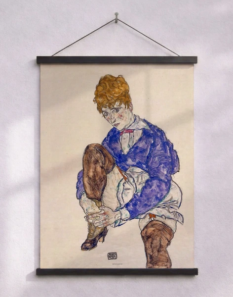 Egon Schiele - Portrait of the Artist's Wife