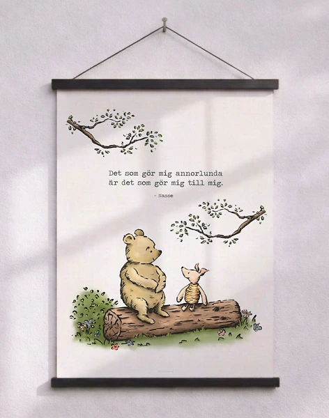 Nalle Puh och Nasse affisch - De saker