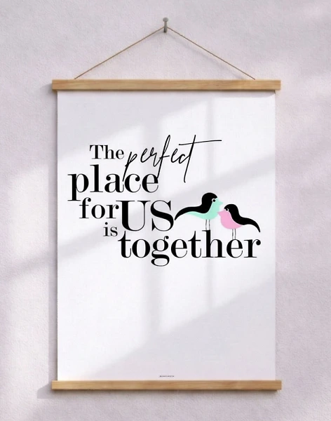 The perfect place - Birds affisch