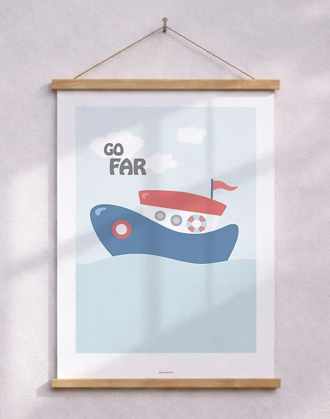 Barnposter - Skepp