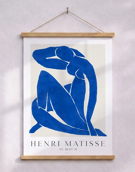 Henri Matisse affisch - Nu bleu II