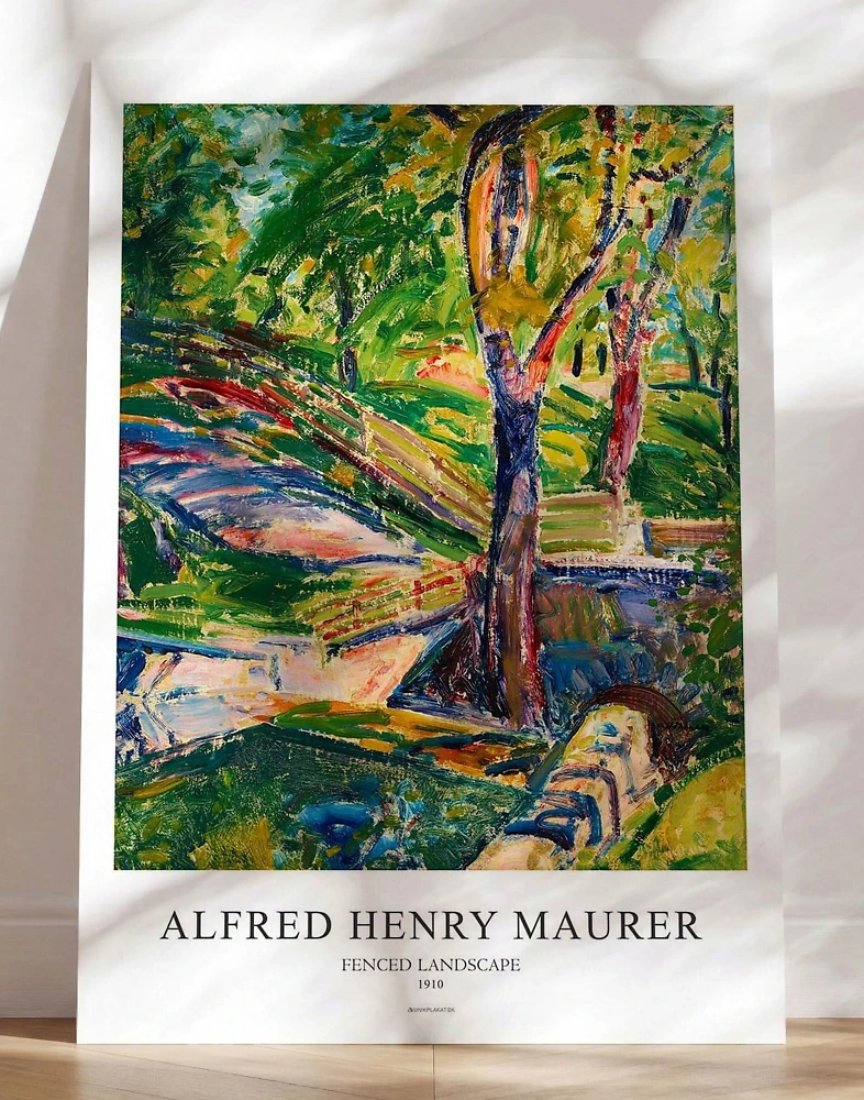 Alfred Henry Maurer - Inhägnat landskap