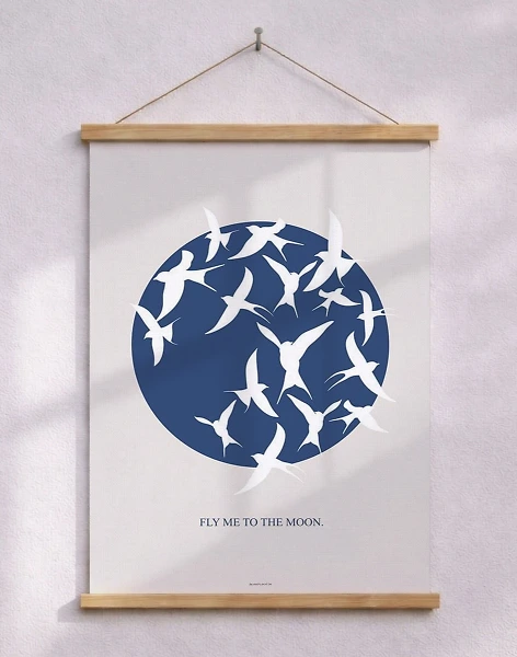 Fly me to the moon