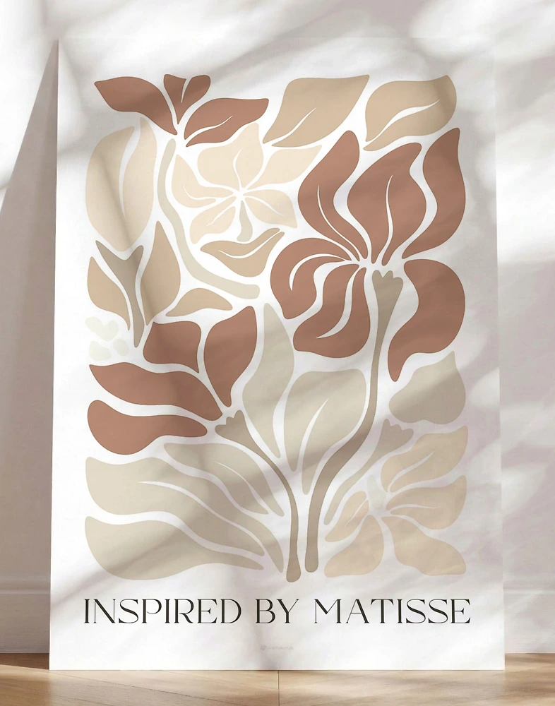 Inspirerad av Matisse - Blomster-utklippningar
