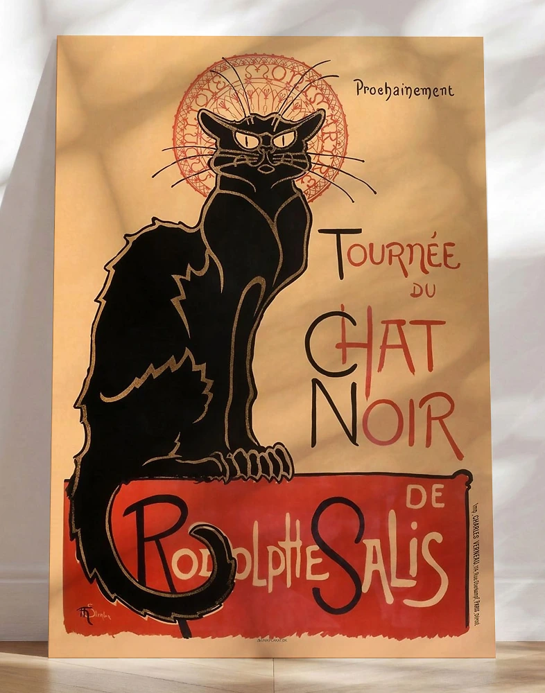 Chat Noir kabaréaffisch av Théophile Alexandre Steinlen