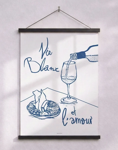 Köksaffisch - Vin blanc et l'amour