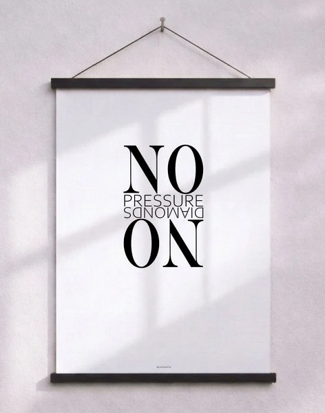Citataffisch - No pressure