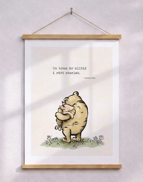 Nalle Puh-poster – En kram