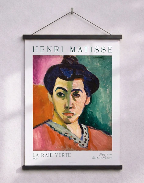La Raie Verte (Portrait de Madame Matisse) - Henri Matisse affish