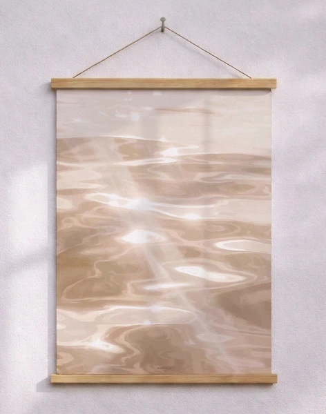 Grafisk affisch - Golden Surface