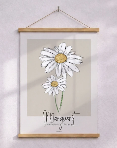 Kunstaffisch - prästkrage