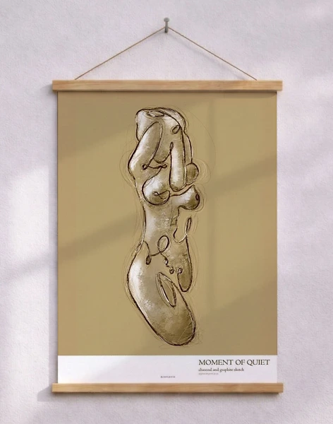 Skiss affisch - Moment of quiet