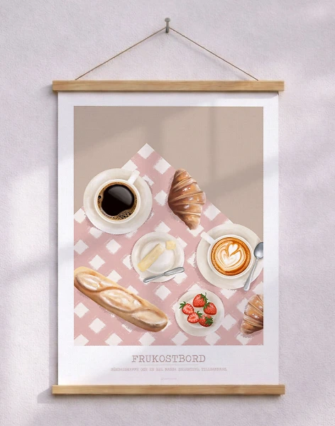Frukostposter – Poster med frukost och kaffe