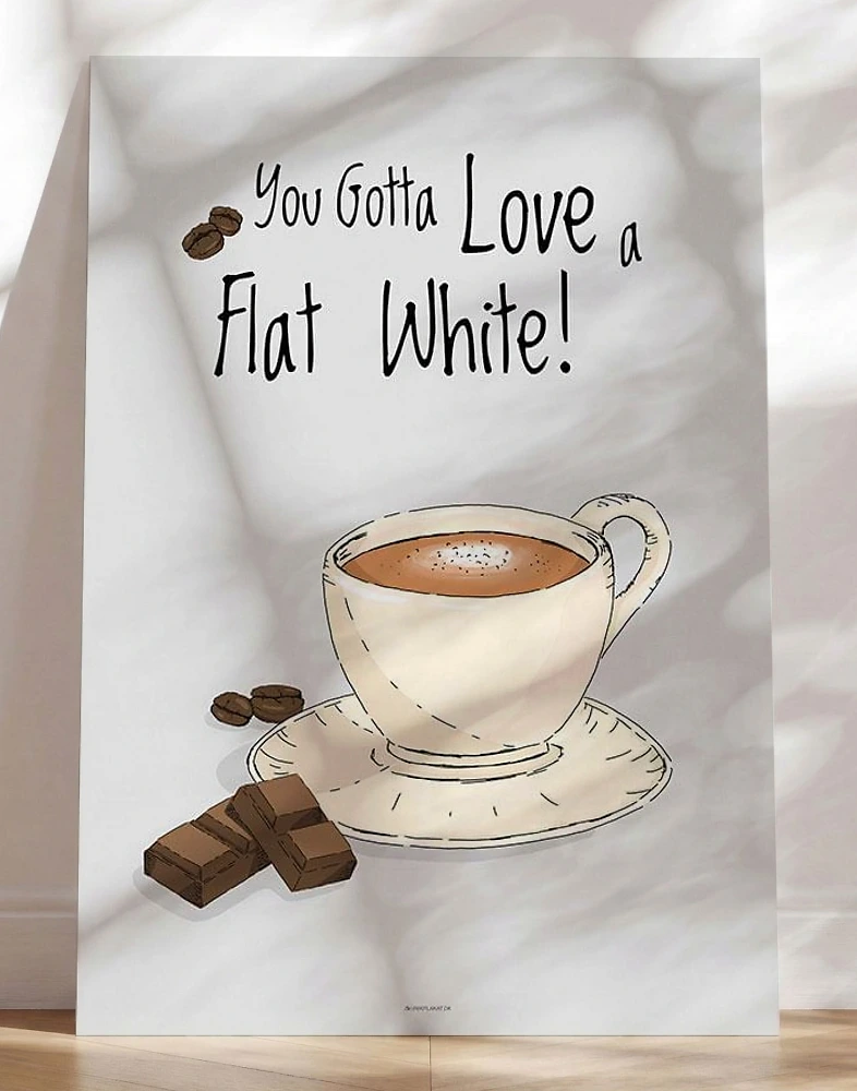 Kaffeposter - Flat White